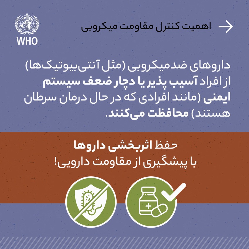 اهمیت کنترل مقاومت میکروبی